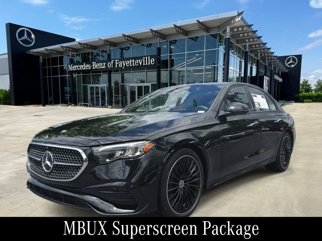 Black 2026 Mercedes-Benz E-Class Sedan All-Wheel Drive 9-Speed Automatic