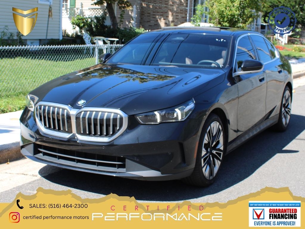 Black Sapphire Metallic 2024 BMW 5 Series Sedan All-Wheel Drive 8-Speed Automatic