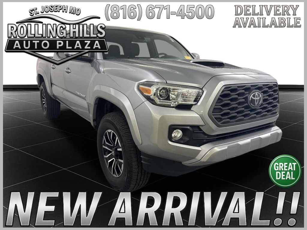 Silver Sky Metallic 2020 Toyota Tacoma TRD Sport Double Cab 4WD Pickup Truck Four-Wheel Drive 6-Speed Automatic