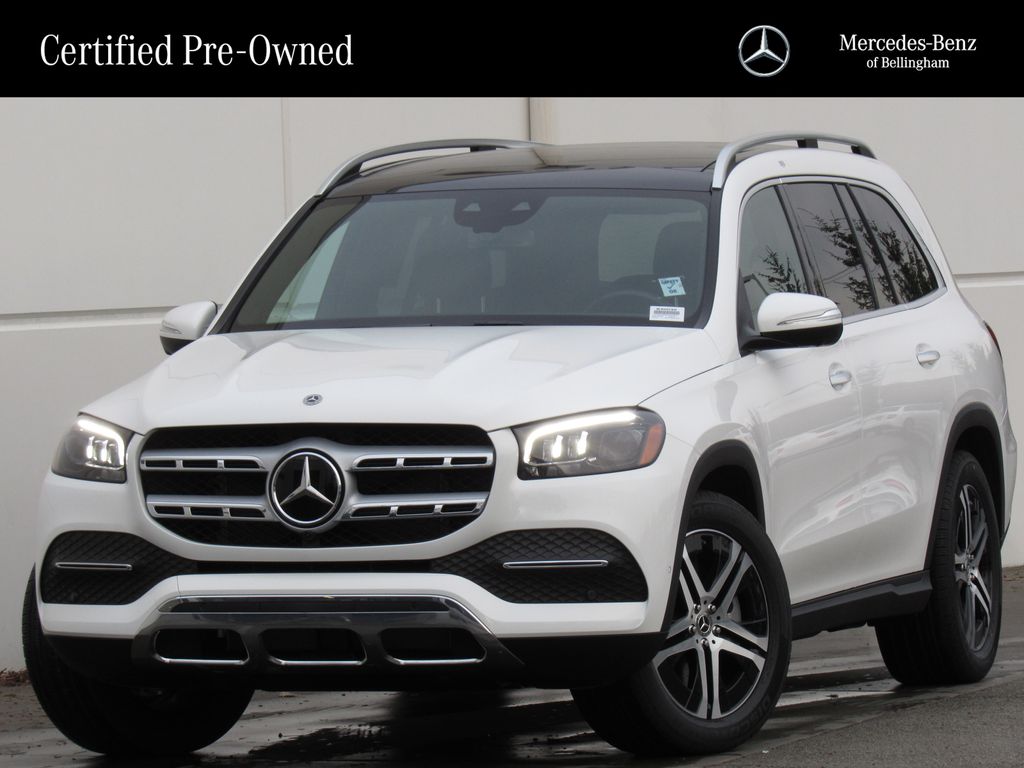 Polar White 2023 Mercedes-Benz GLS 450 4MATIC SUV / Crossover All-Wheel Drive 9-Speed Automatic