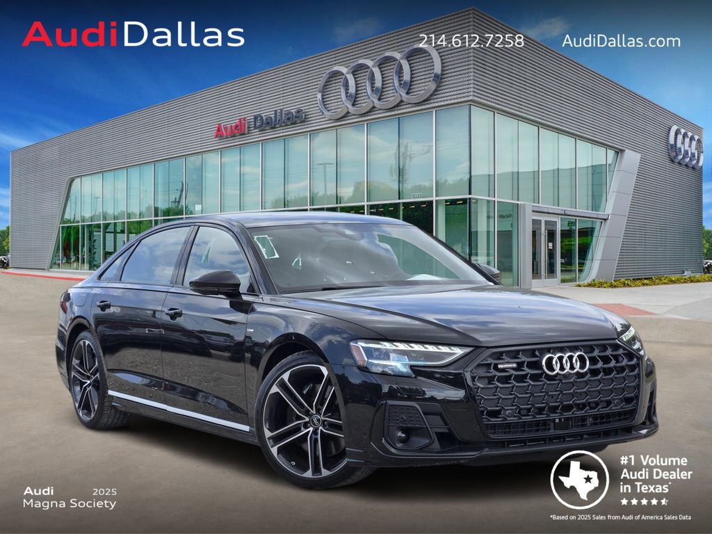 Black 2026 Audi A8 L quattro 55 TFSI Sedan All-Wheel Drive 8-Speed Automatic
