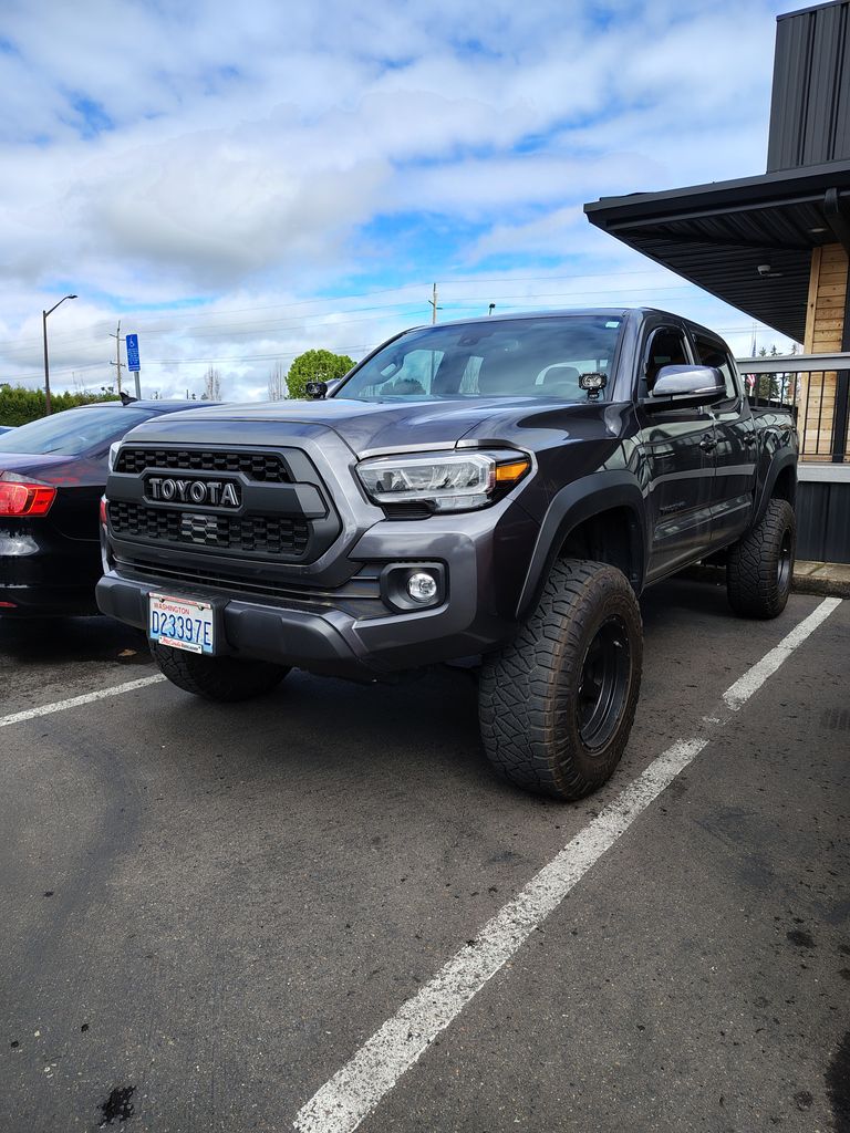 Magnetic Gray Metallic 2023 Toyota Tacoma TRD Off Road Double Cab 4WD Pickup Truck Four-Wheel Drive 6-Speed Automatic