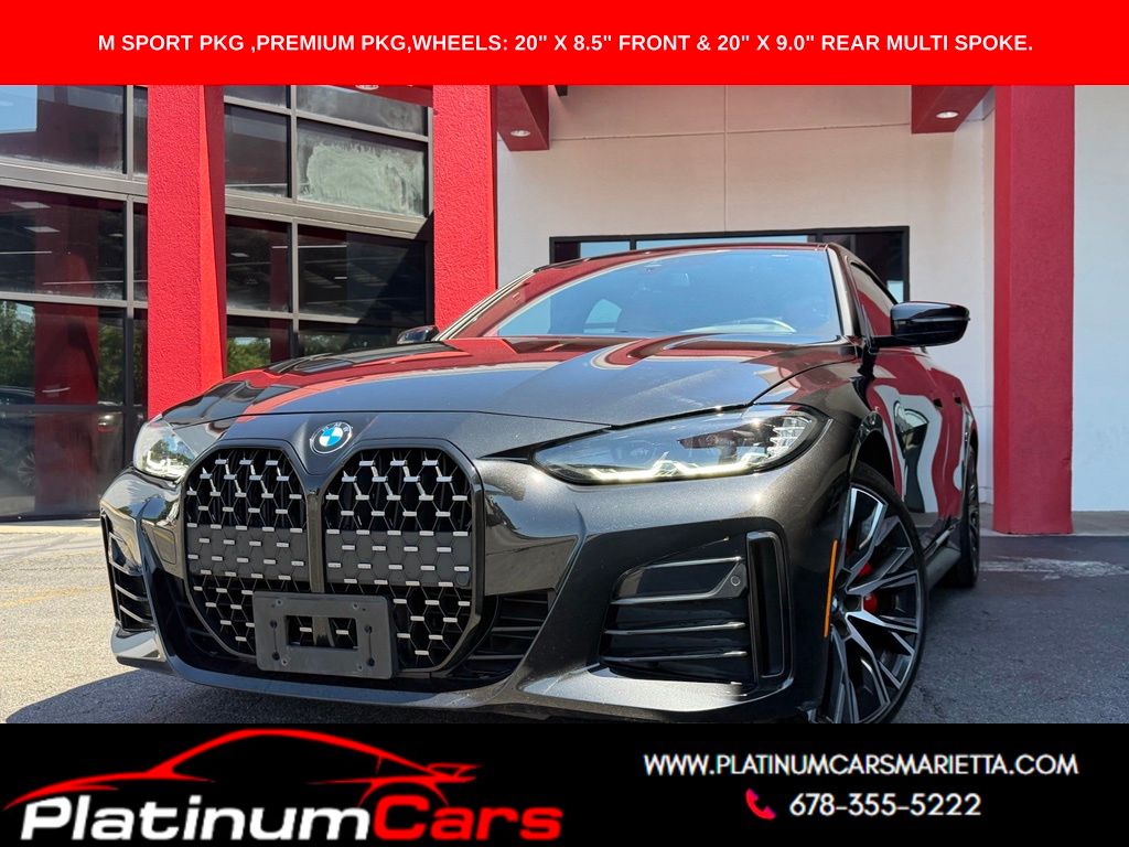 Black Sapphire Metallic 2022 BMW 4 Series Coupe Rear-Wheel Drive 8-Speed Automatic