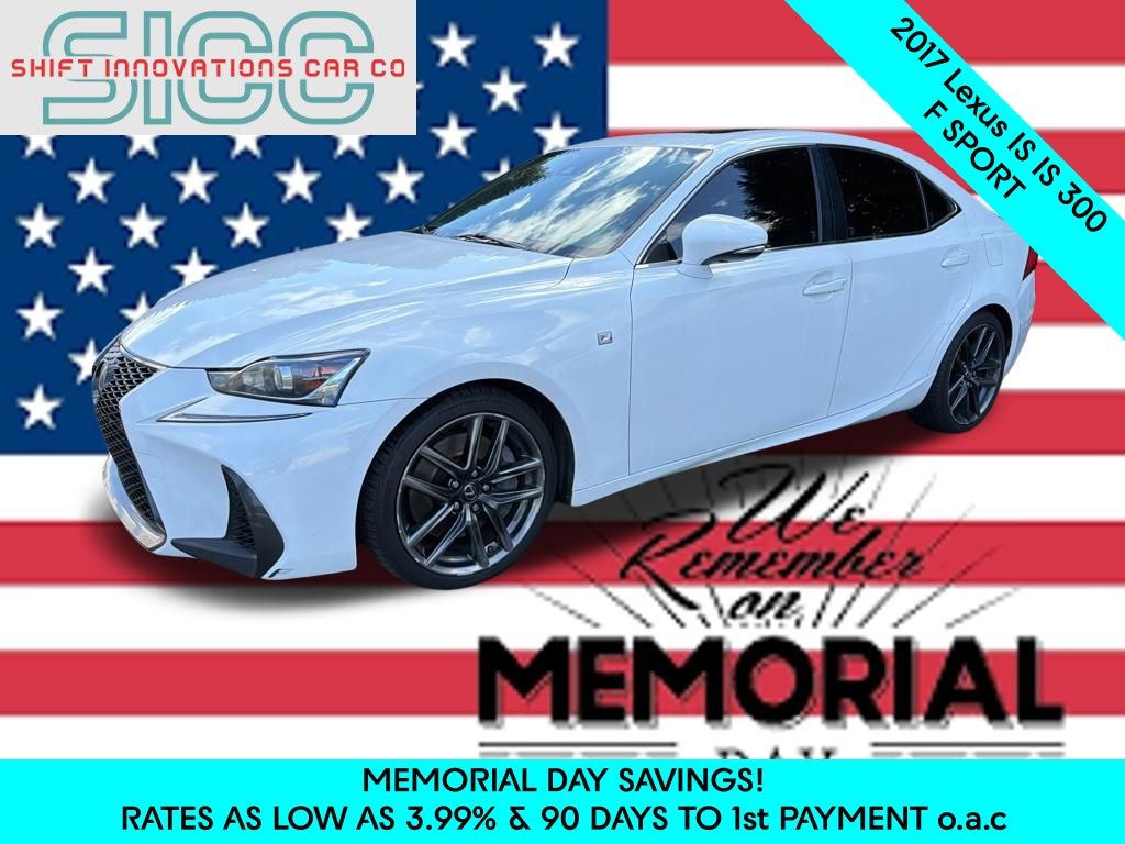 White 2017 Lexus IS 300 AWD Sedan All-Wheel Drive 6-Speed Automatic