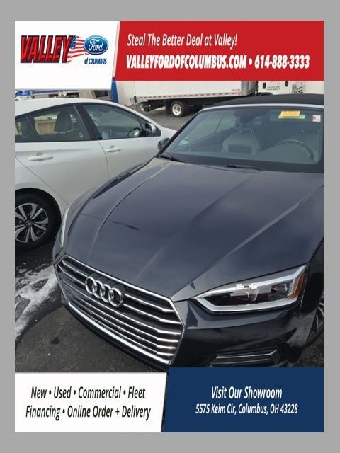 2018 Audi A5 2.0T quattro Premium Plus Cabriolet AWD