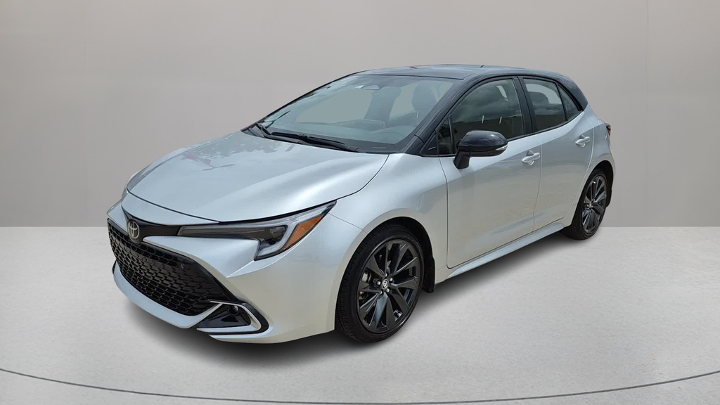 Classic Silver Metallic 2024 Toyota Corolla Hatchback XSE FWD Hatchback Front-Wheel Drive Continuously Variable Transmission