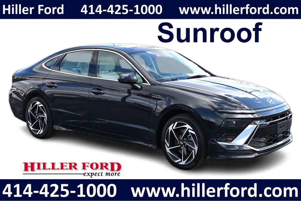 Carbon Blue 2024 Hyundai Sonata SEL FWD Sedan Front-Wheel Drive 8-Speed Automatic