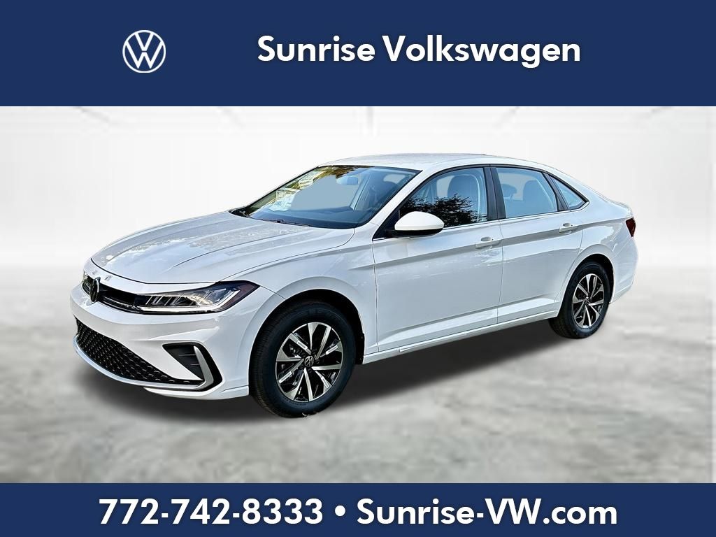 White 2026 Volkswagen Jetta S FWD Sedan Front-Wheel Drive 8-Speed Automatic