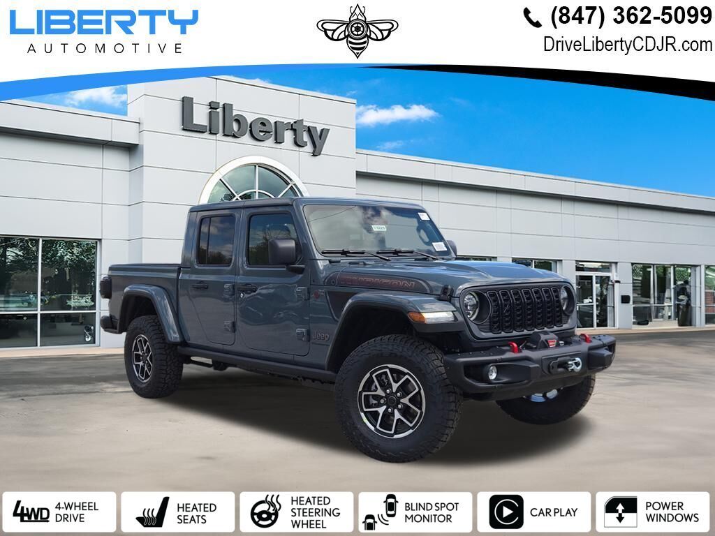 Anvil Clearcoat 2026 Jeep Gladiator Rubicon Crew Cab 4WD Pickup Truck Four-Wheel Drive 8-Speed Automatic