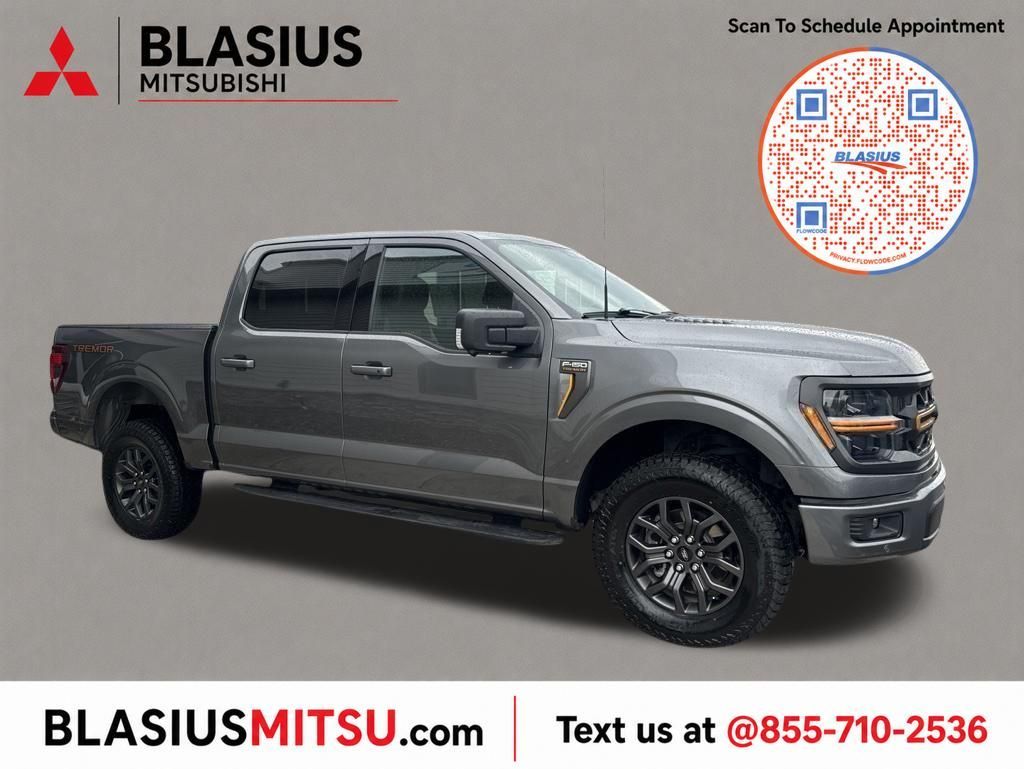 Gray 2025 Ford F-150 Pickup Truck Four-Wheel Drive Automatic
