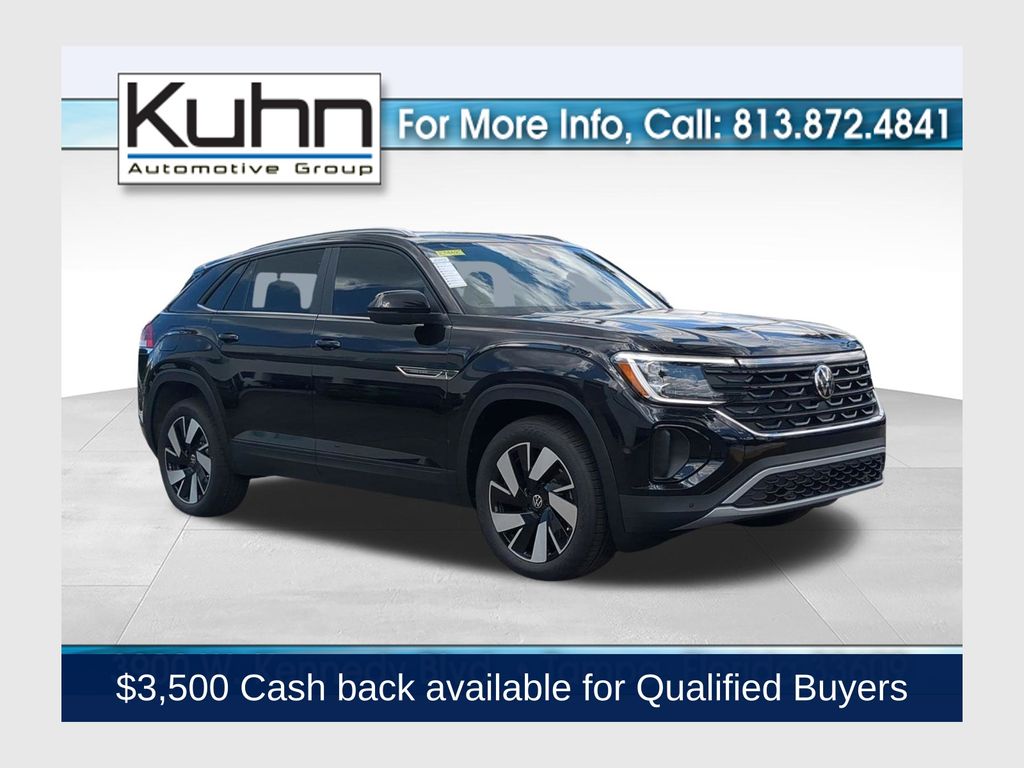 Deep Black Pearl 2026 Volkswagen Atlas Cross Sport SUV / Crossover All-Wheel Drive 8-Speed Automatic