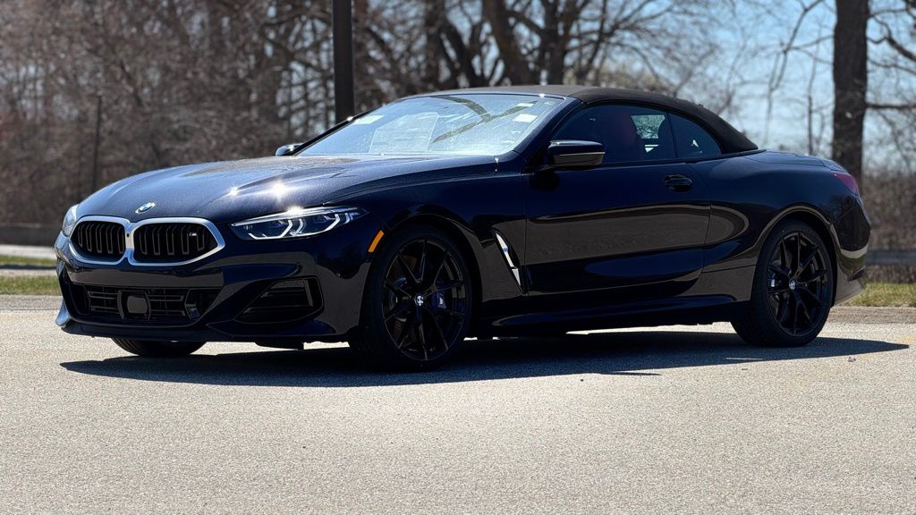 Carbon Black Metallic 2026 BMW 8 Series M850i Convertible xDrive Convertible All-Wheel Drive 8-Speed Automatic