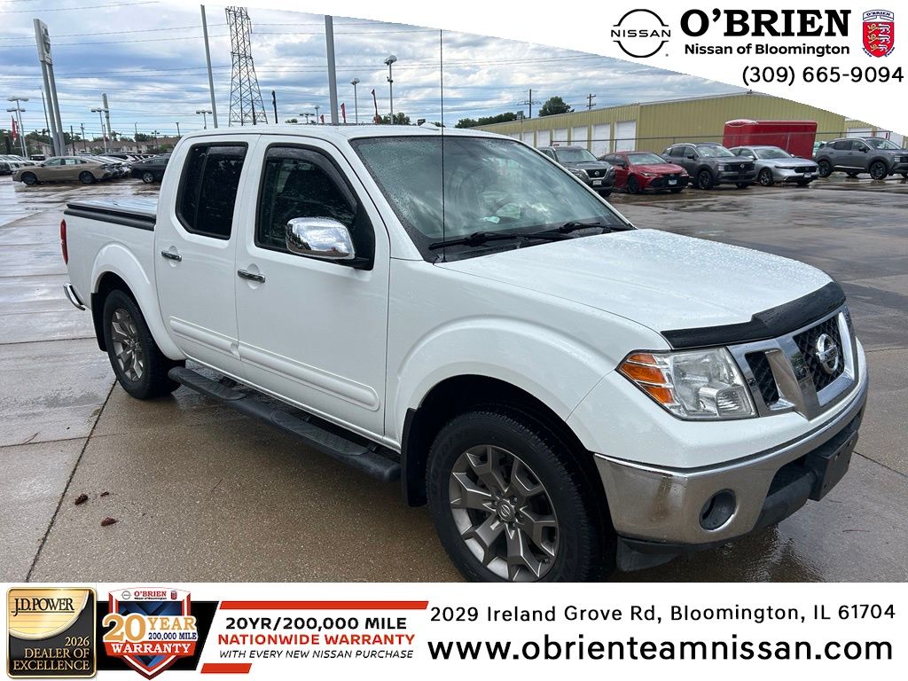 2015 Nissan Frontier SL Crew Cab 4WD Pickup Truck Four-Wheel Drive 5-Speed Automatic Overdrive