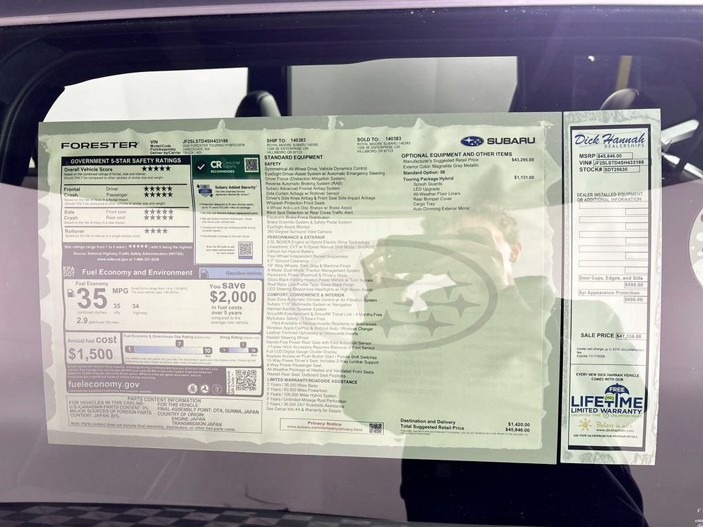 2025 Subaru Forester Hybrid Touring