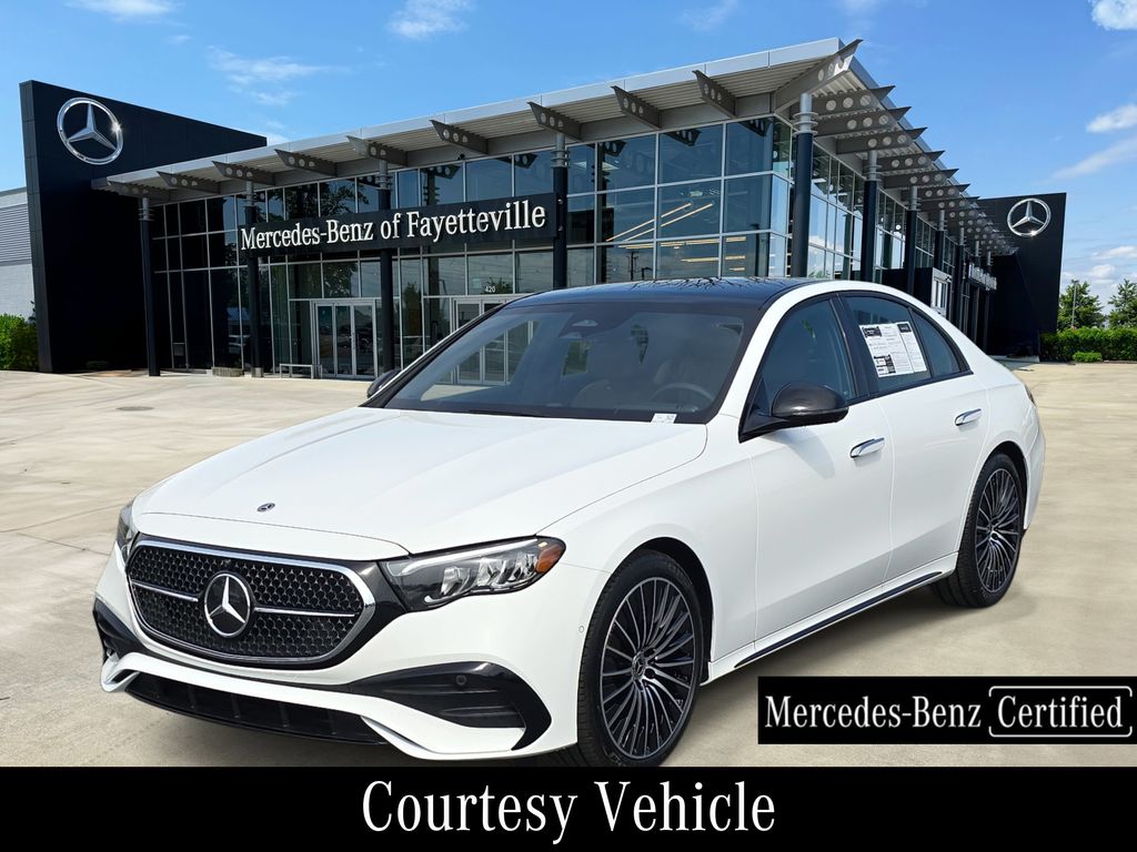 Polar White 2026 Mercedes-Benz E-Class E 350 RWD Sedan Rear-Wheel Drive 9-Speed Automatic