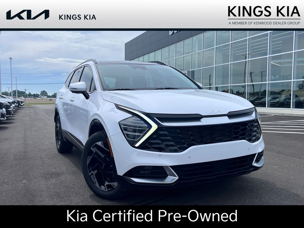 Glacial White Pearl 2023 Kia Sportage SUV / Crossover All-Wheel Drive 8-Speed Automatic