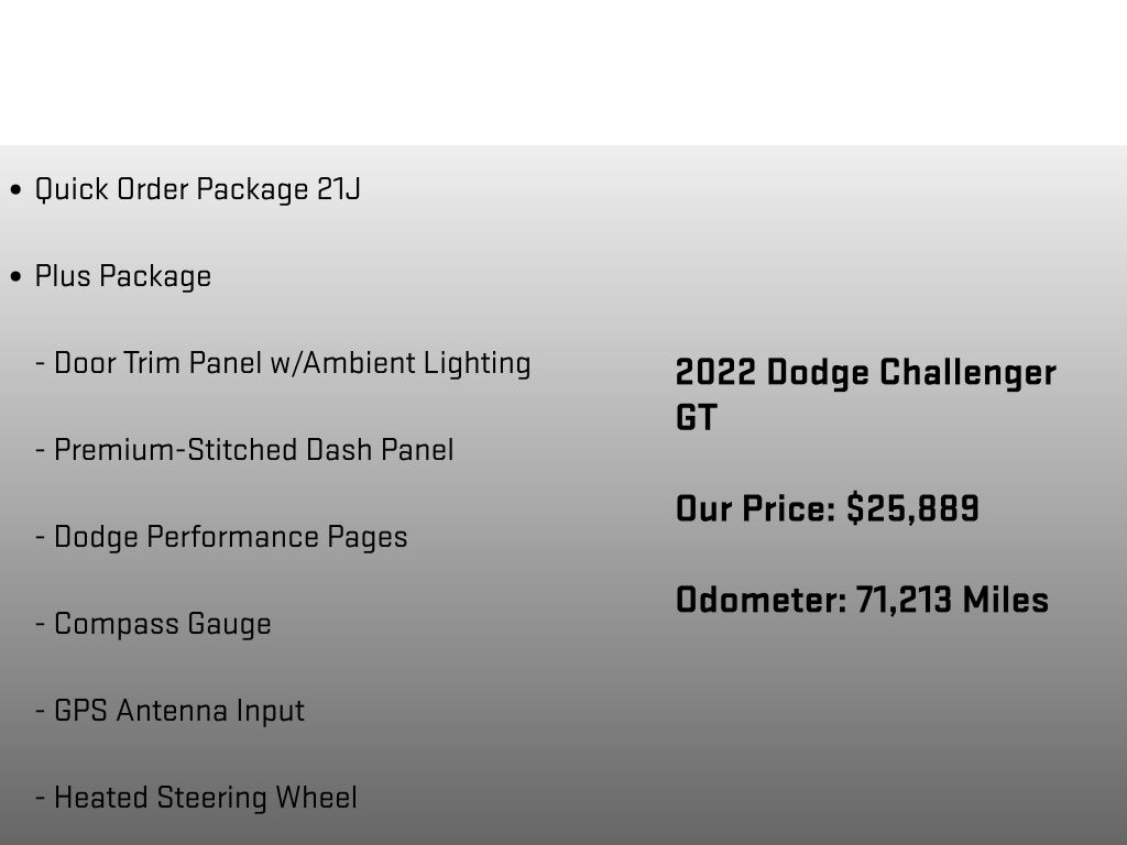 2022 Dodge Challenger GT Blue at South Hills CDJR