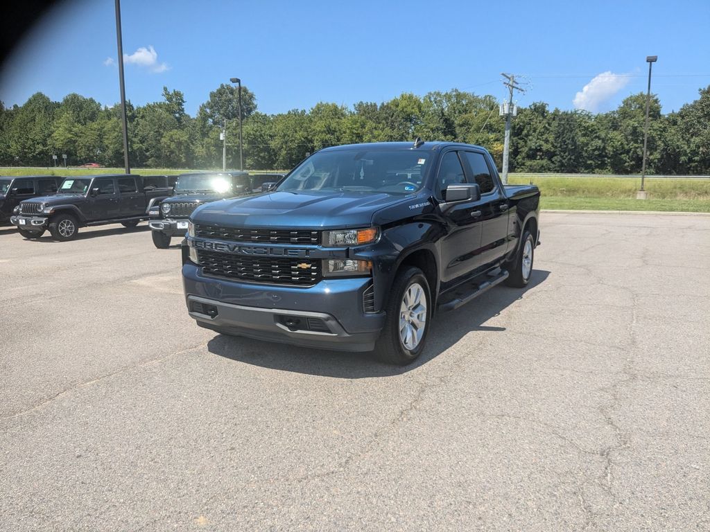 Northsky Blue Metallic 2020 Chevrolet Silverado 1500 Pickup Truck 4X2 6-Speed Automatic Overdrive