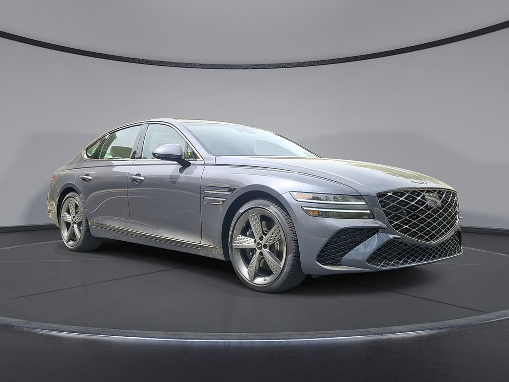Ceres Blue 2026 Genesis G80 2.5T Sport Prestige AWD Sedan All-Wheel Drive 8-Speed Automatic