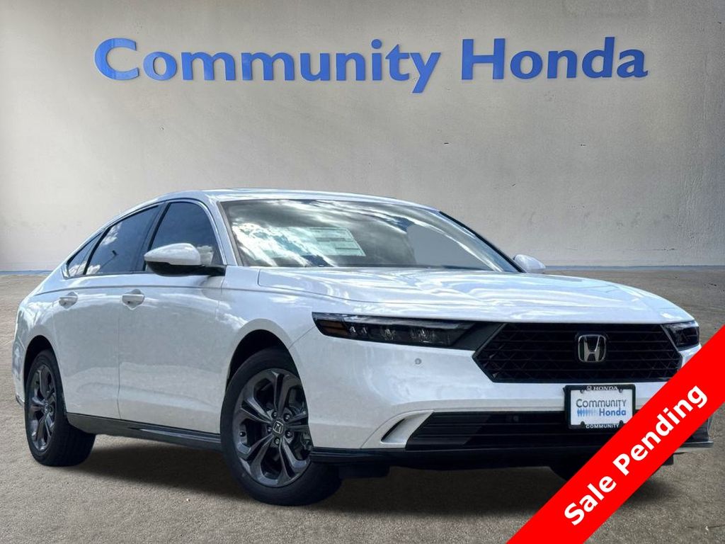 2025 Honda Accord Hybrid EX-L White at Community Honda