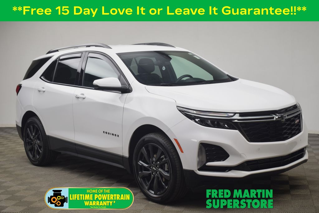 Summit White 2022 Chevrolet Equinox RS with 1RS AWD SUV / Crossover Four-Wheel Drive 6-Speed Automatic Overdrive