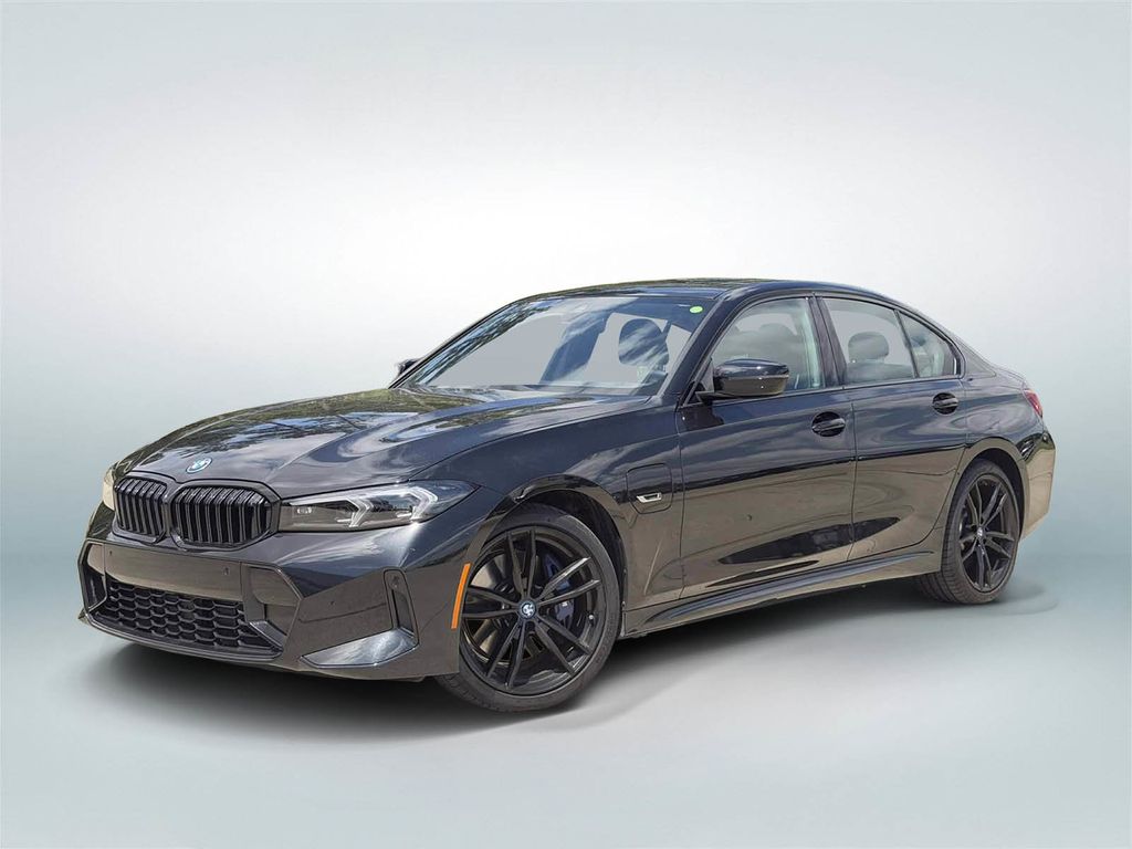 Black Sapphire Metallic 2023 BMW 3 Series 330e Hybrid Plug-in xDrive AWD Sedan All-Wheel Drive 8-Speed Automatic