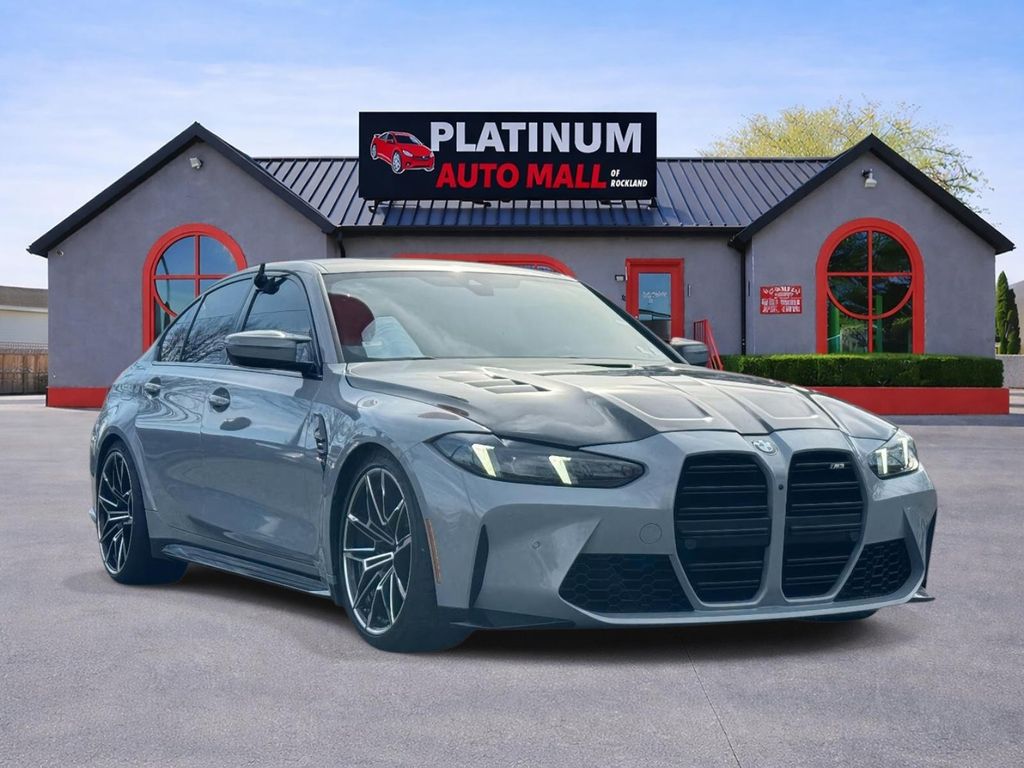 Gray (Brooklyn Grey Metallic) 2025 BMW M3 Sedan Rear-Wheel Drive 6-Speed Manual