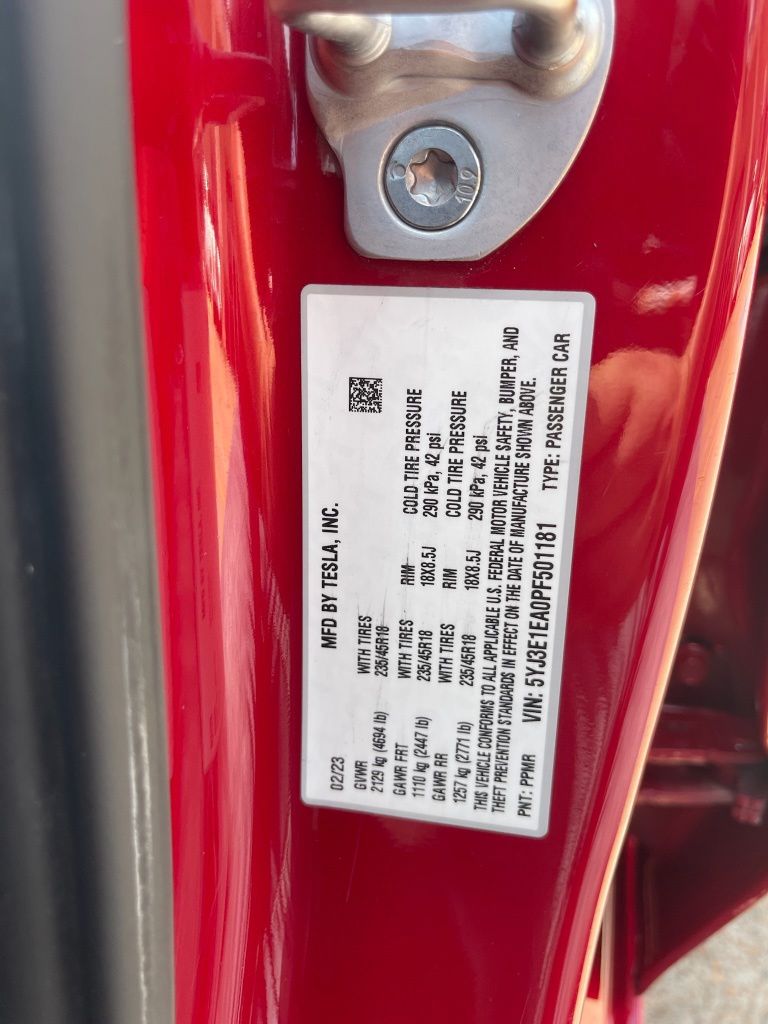 2023 Tesla Model 3 Base Red at Bayway Cadillac Southwest