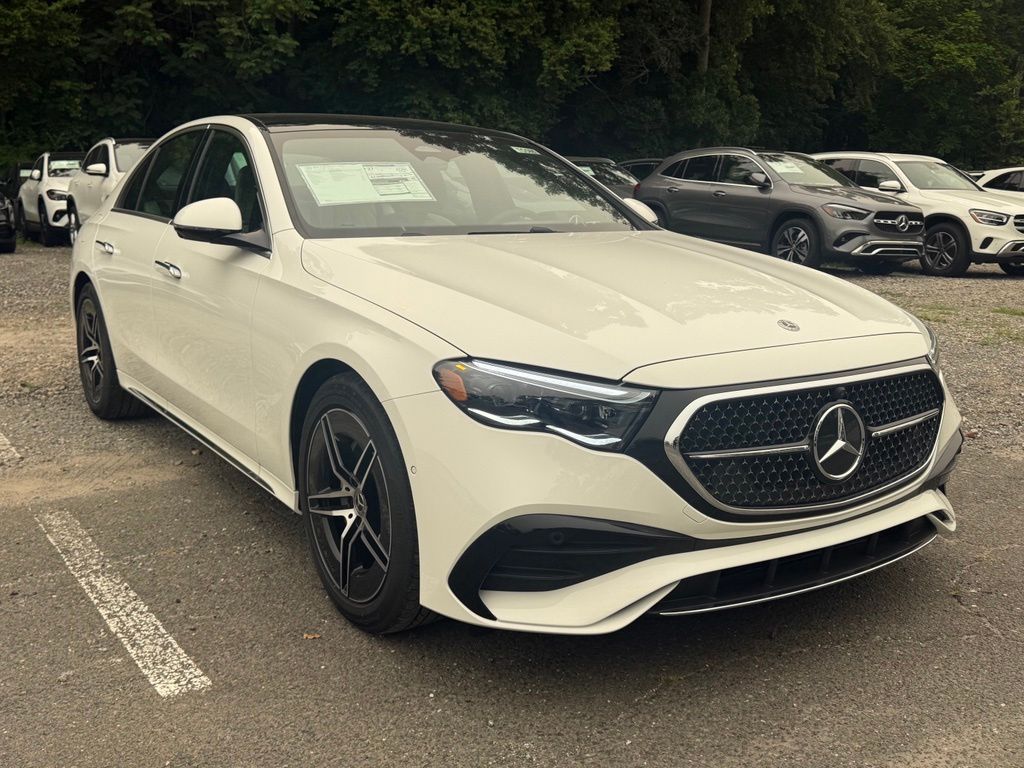 Polar White 2026 Mercedes-Benz E-Class Sedan All-Wheel Drive 9-Speed Automatic