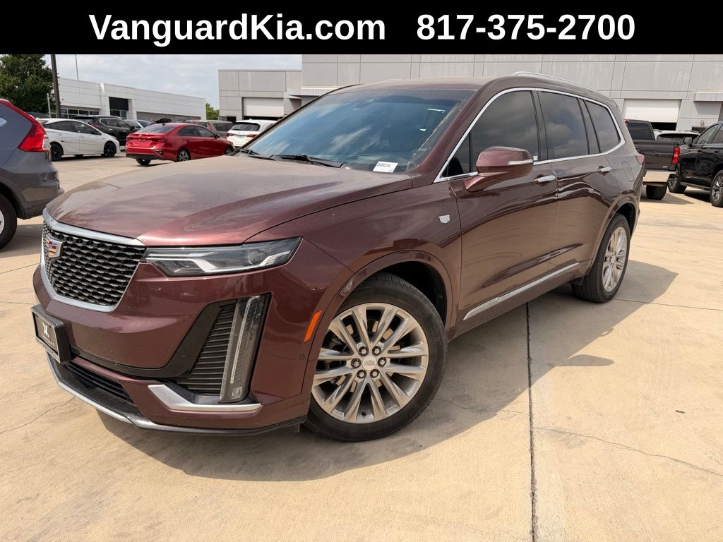 Rosewood Metallic 2023 Cadillac XT6 Premium Luxury AWD SUV / Crossover Four-Wheel Drive 9-Speed Automatic