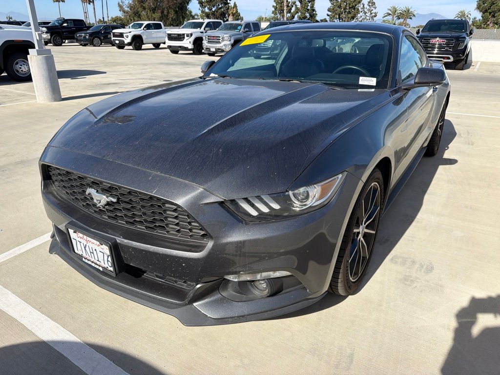 Ingot Silver 2016 Ford Mustang Coupe Rear-Wheel Drive 6-Speed Automatic