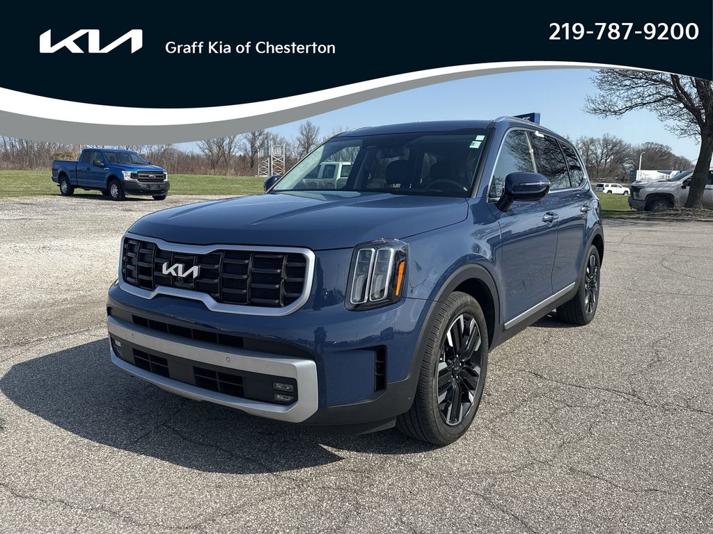 Midnight Lake Blue 2024 Kia Telluride SX-Prestige AWD SUV / Crossover All-Wheel Drive 8-Speed Automatic