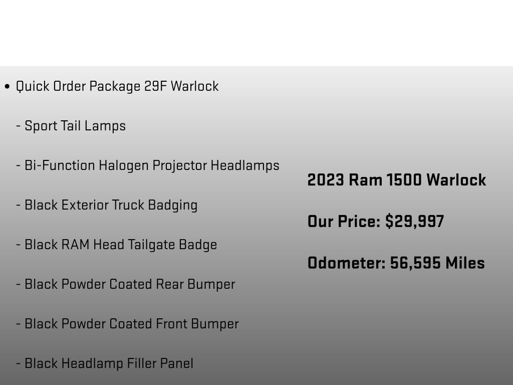 2023 Ram 1500 Classic Warlock - 5