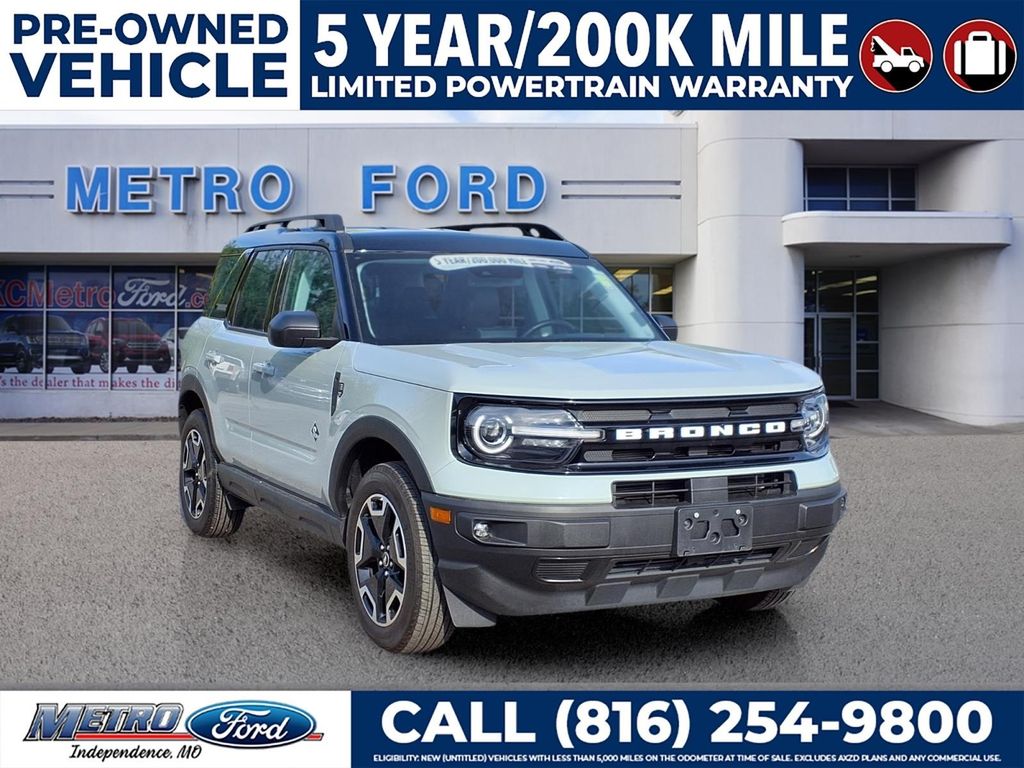 Cactus 2024 Ford Bronco Sport Outer Banks AWD SUV / Crossover All-Wheel Drive 8-Speed Automatic