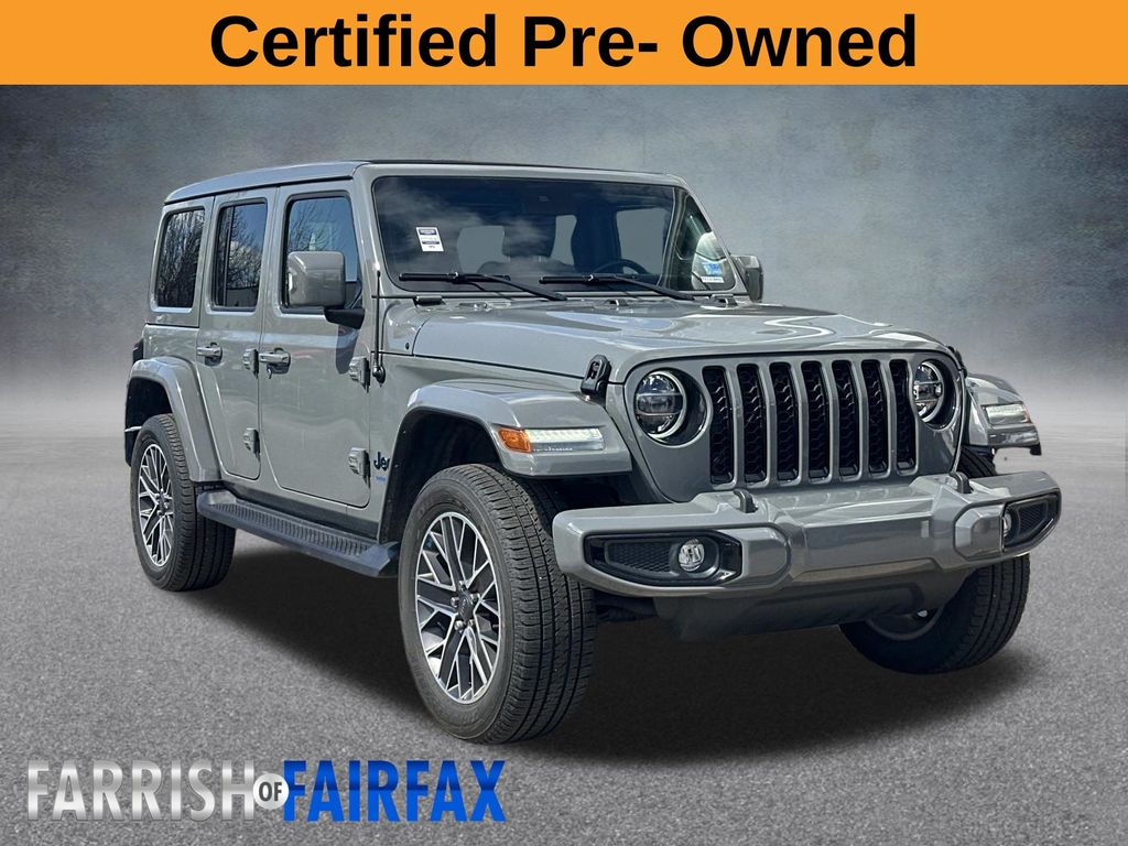 Sting-Gray Clearcoat 2022 Jeep Wrangler 4xe High Altitude 4WD SUV / Crossover Four-Wheel Drive 8-Speed Automatic