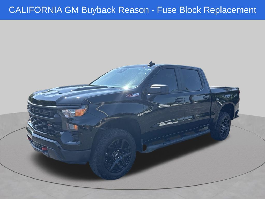 Black 2024 Chevrolet Silverado 1500 Pickup Truck Four-Wheel Drive 8-Speed Automatic