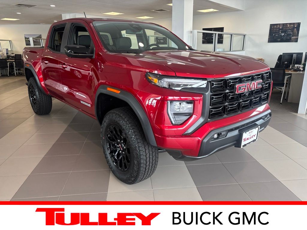 Volcanic Red Tintcoat 2026 GMC Canyon Pickup Truck Four-Wheel Drive 8-Speed Automatic