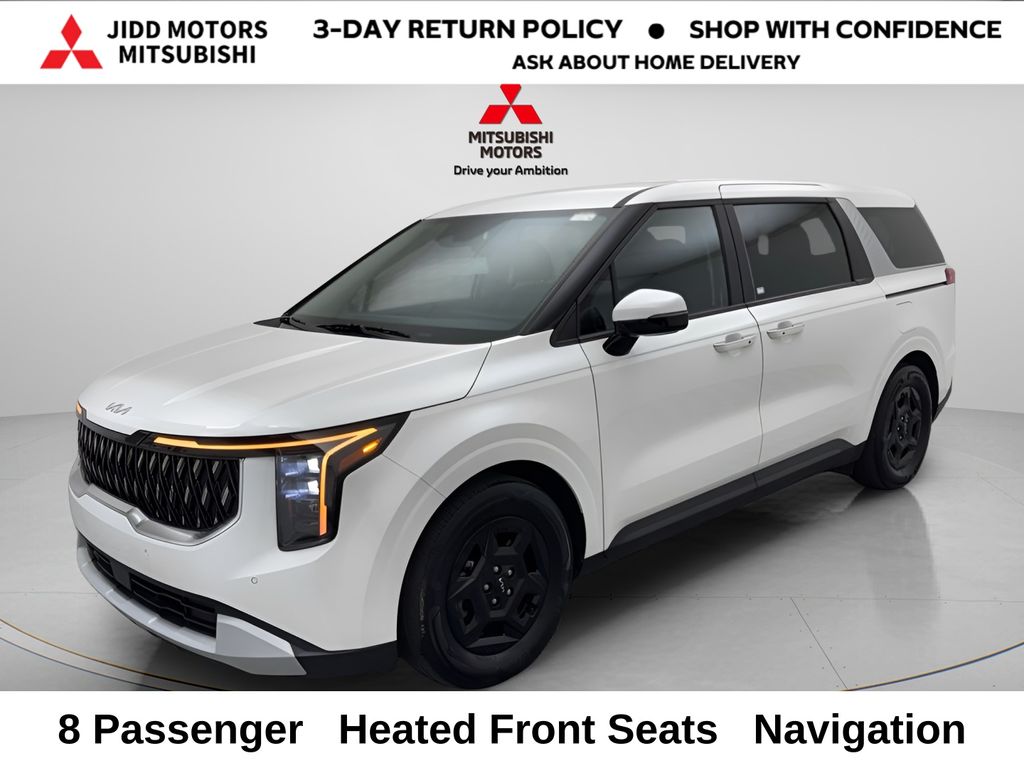 Snow White Pearl 2025 Kia Carnival LXS FWD Minivan Front-Wheel Drive 8-Speed Automatic