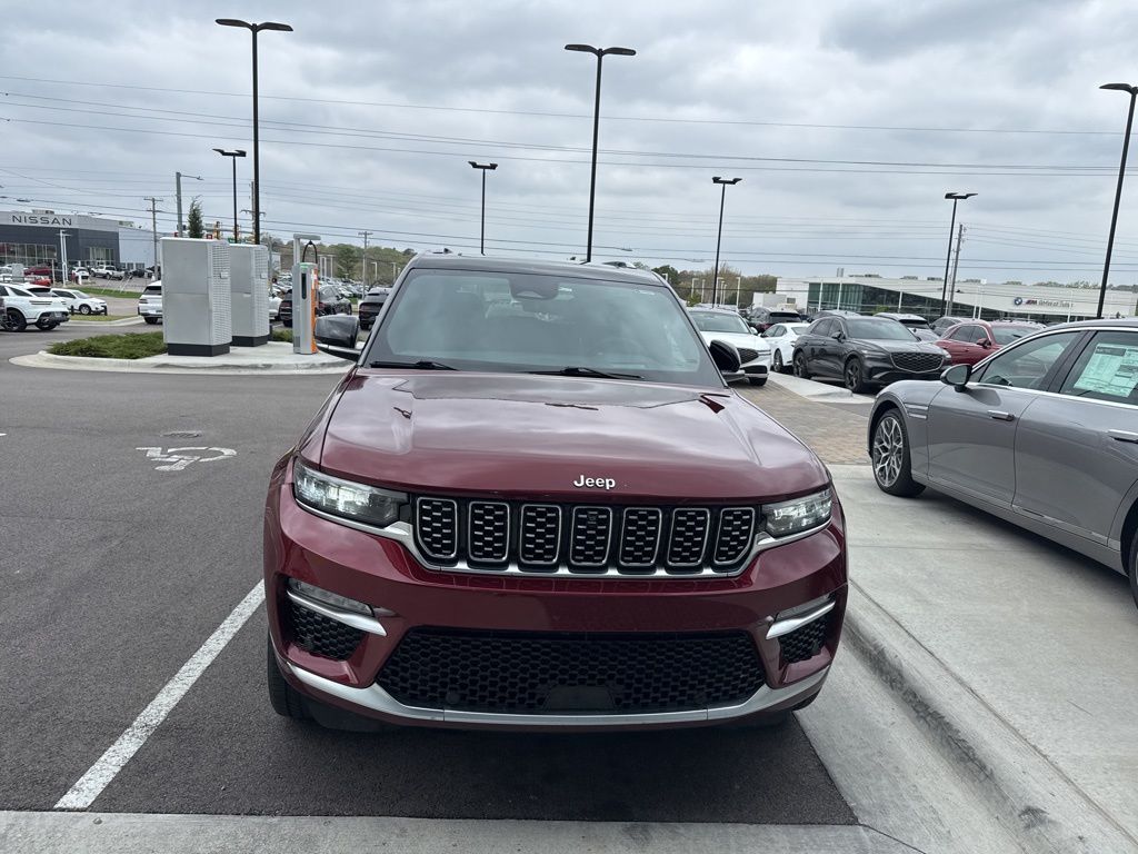 Velvet Red Pearlcoat 2022 Jeep Grand Cherokee Summit Reserve 4WD SUV / Crossover Four-Wheel Drive 8-Speed Automatic
