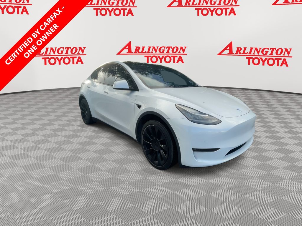 Used 2021 Tesla Model Y Long Range with VIN 5YJYGDEE8MF187537 for sale in Jacksonville, FL