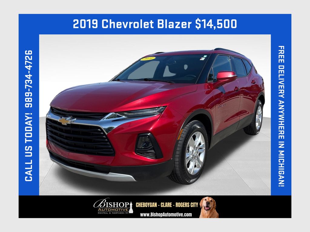 Cajun Red Tintcoat 2019 Chevrolet Blazer SUV / Crossover All-Wheel Drive 9-Speed Automatic