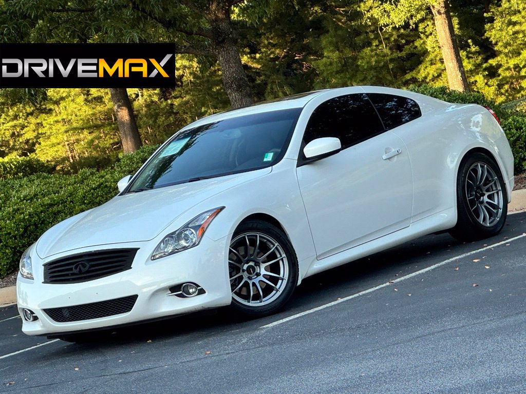 Moonlight White 2013 INFINITI G37 Coupe All-Wheel Drive 7-Speed Automatic
