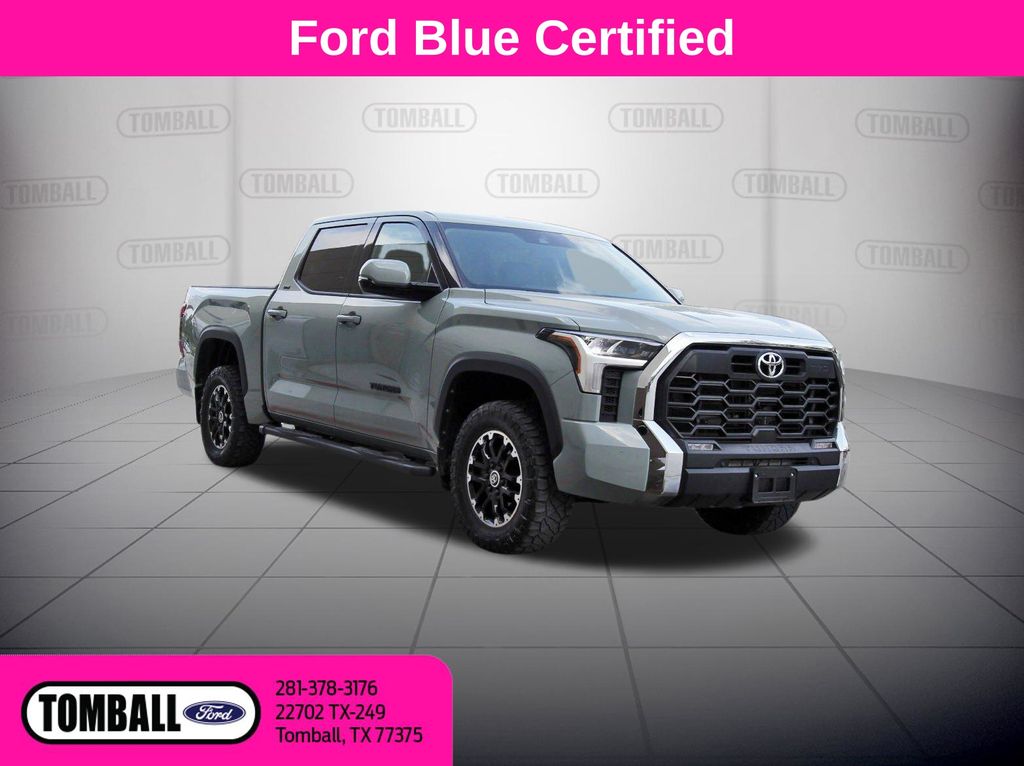 Gray 2022 Toyota Tundra Pickup Truck Four-Wheel Drive Automatic