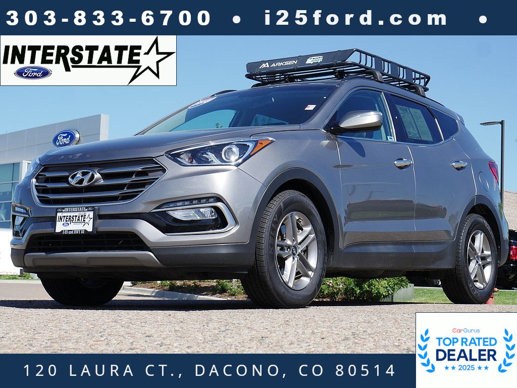 Mineral Gray 2018 Hyundai Santa Fe Sport SUV / Crossover All-Wheel Drive 6-Speed Automatic