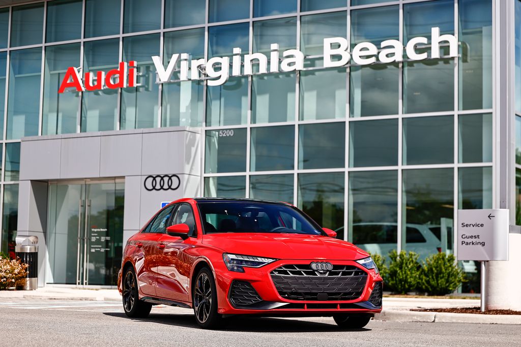Progressive Red Metallic 2026 Audi A3 Hatchback All-Wheel Drive 7-Speed Automatic
