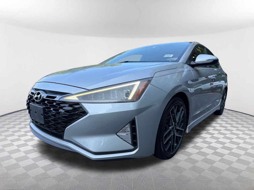 Symphony Silver 2019 Hyundai Elantra Sedan Front-Wheel Drive 7-Speed Automatic