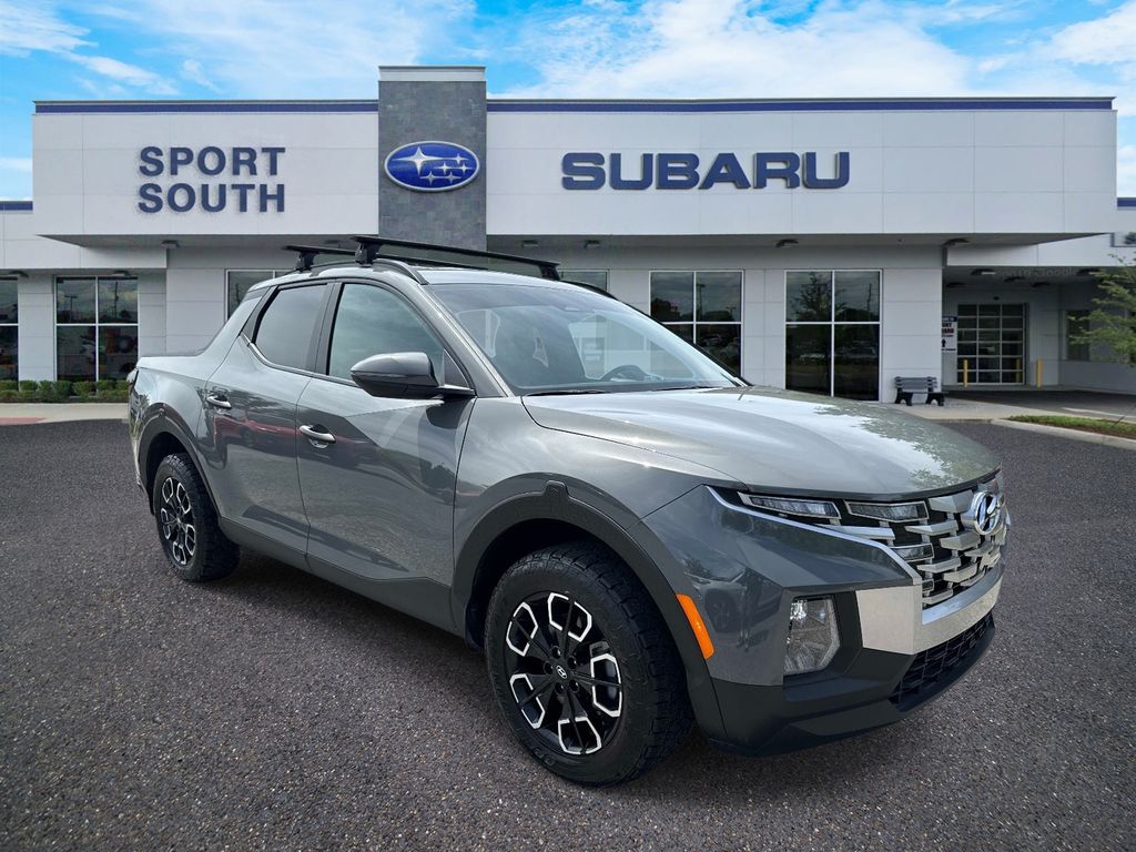 Hampton Gray 2024 Hyundai Santa Cruz Pickup Truck All-Wheel Drive 8-Speed Automatic
