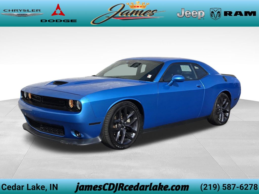 B5 Blue Pearlcoat 2023 Dodge Challenger GT RWD Coupe Rear-Wheel Drive 8-Speed Automatic