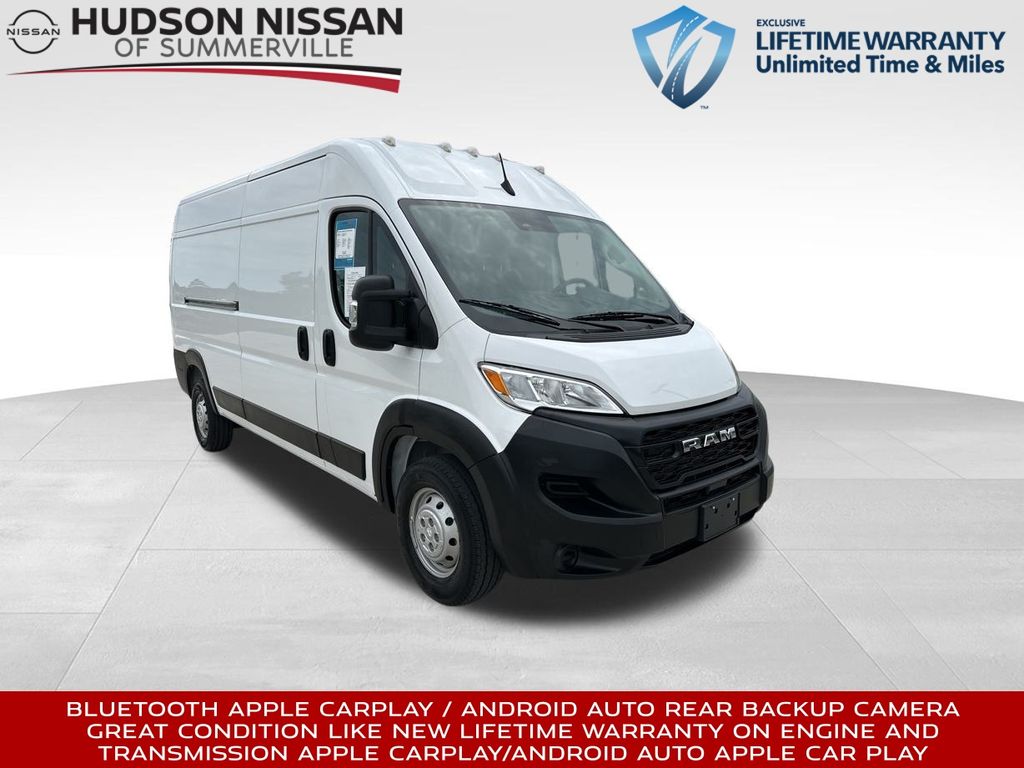 2023 Bright White Clearcoat Ram ProMaster Cargo Van High Roof FWD Van