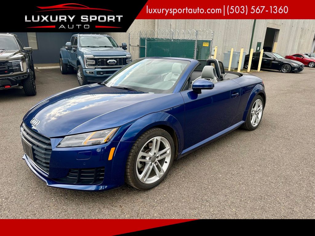 Blue Metallic 2017 Audi TT 2.0T quattro Roadster AWD Convertible All-Wheel Drive 6-Speed Automatic